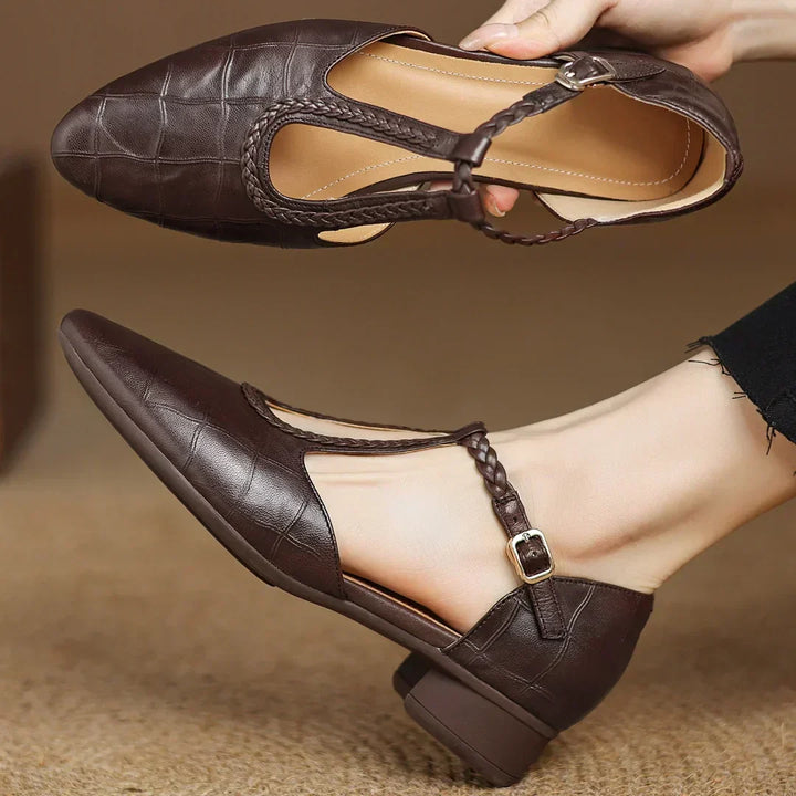 Vivienne | Mary Janes en Cuir