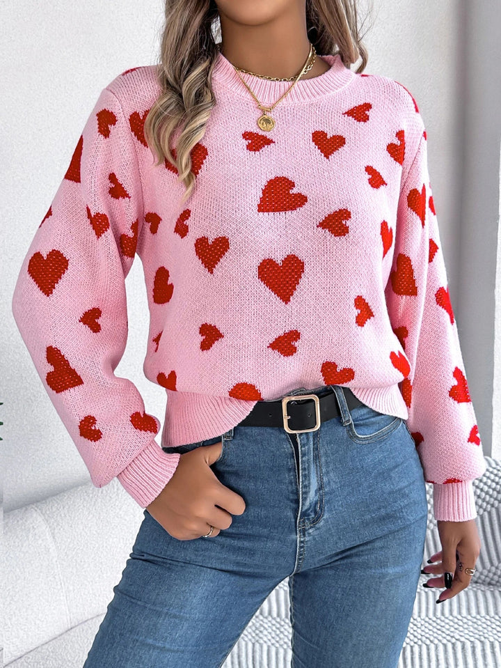 Roseline™ | Pull Cœur Tendre