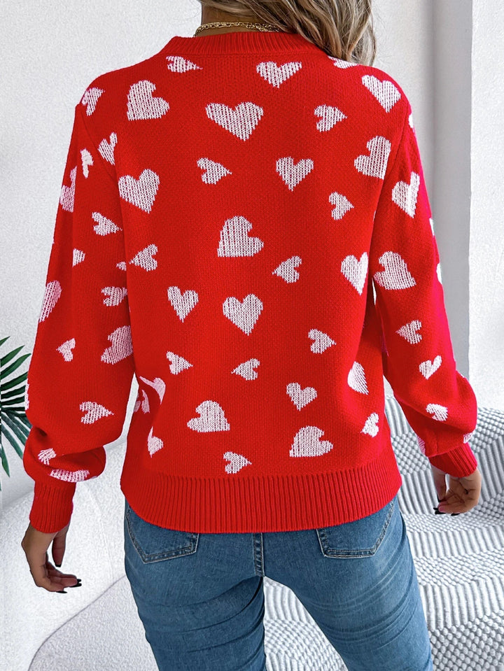 Roseline™ | Pull Cœur Tendre