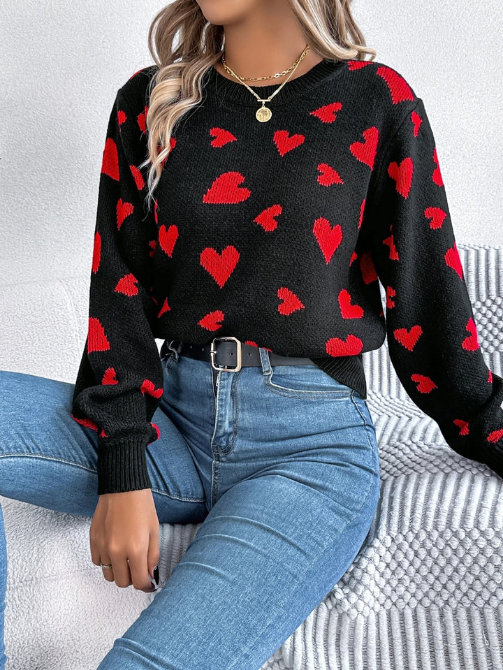 Roseline™ | Pull Cœur Tendre