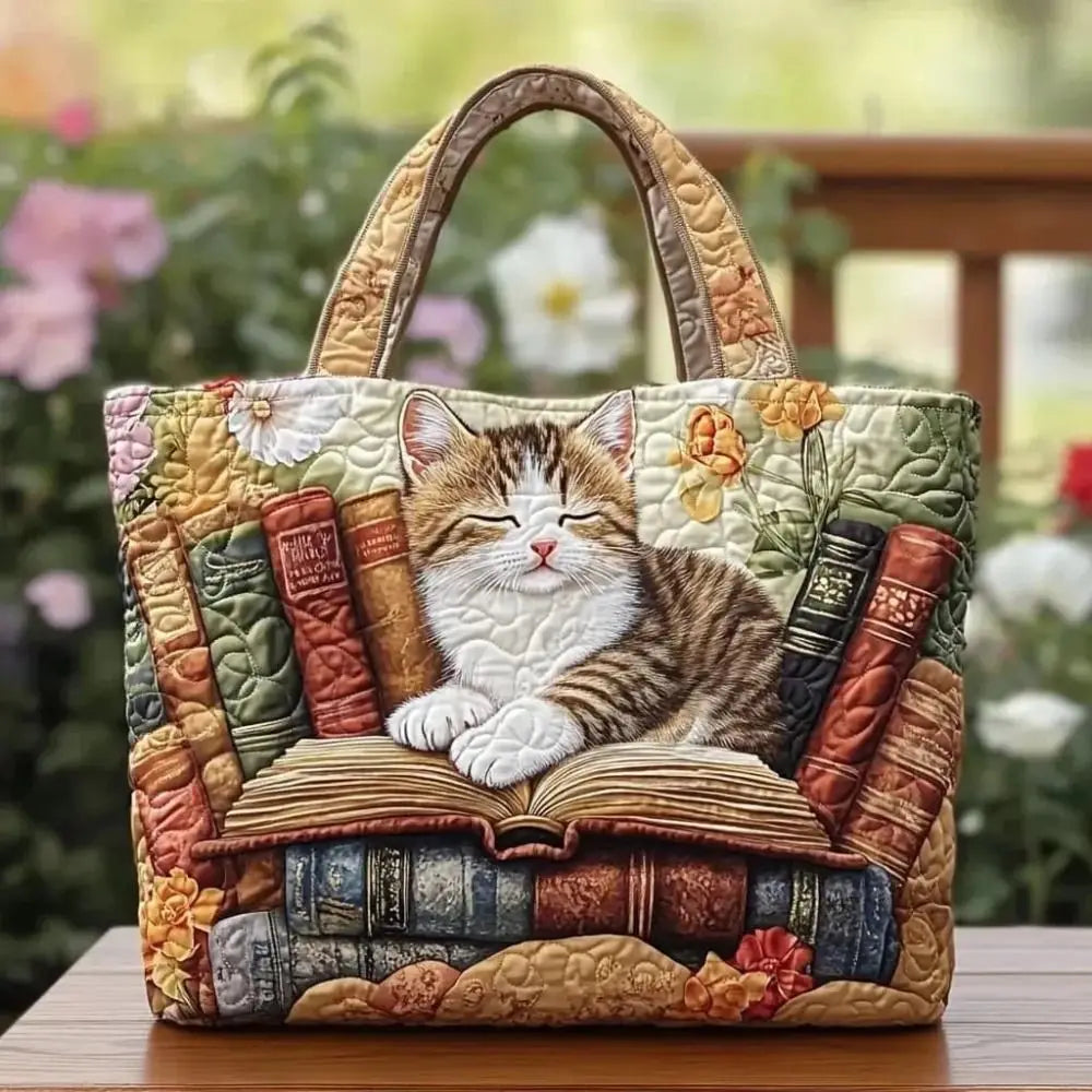 Sac cabas – Chat bicolore aux yeux dorés