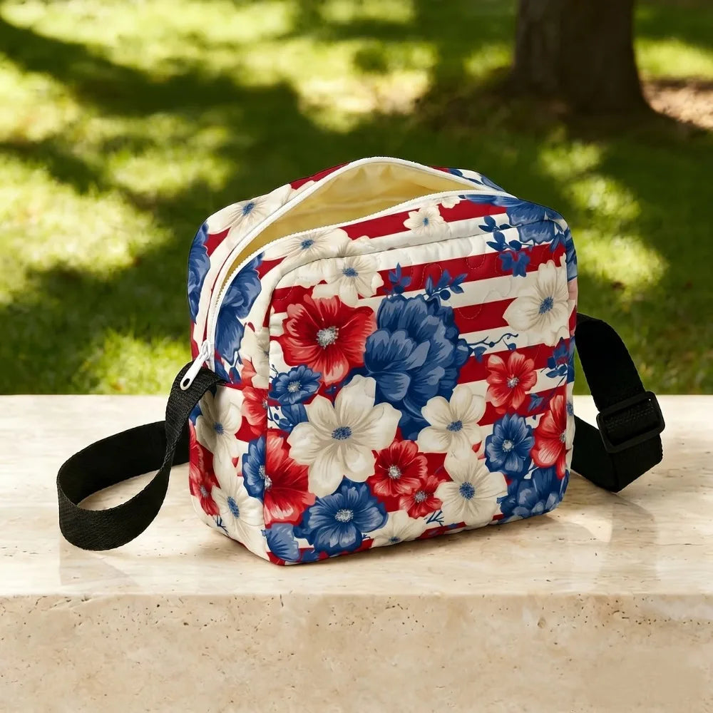 Sac bandoulière Floravie – motif Bouquet étoilé