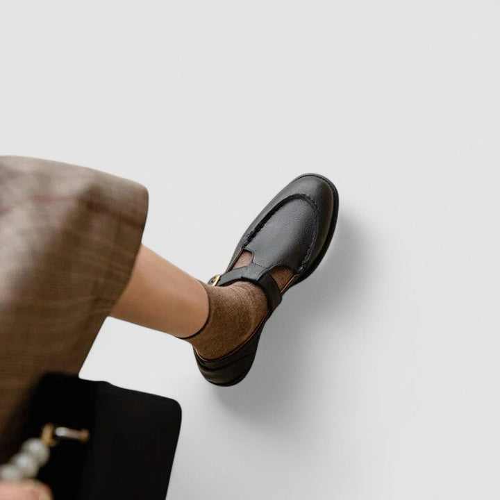 Zhelynne | Chaussures Mary Jane à Bout Carré Orthopédiques