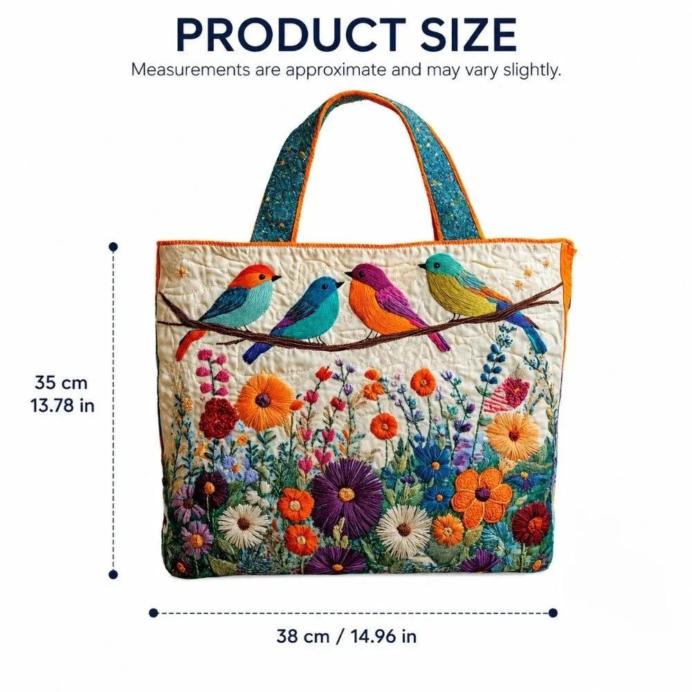 Dimensions du sac cabas : 38 x 35 cm