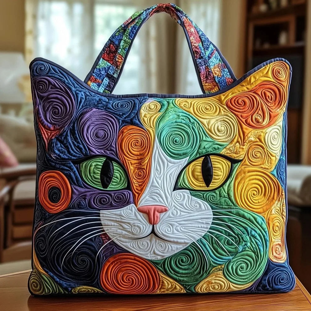 Sac cabas – Chat multicolore