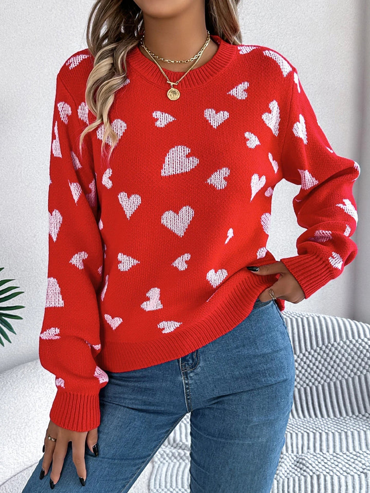 Roseline™ | Pull Cœur Tendre