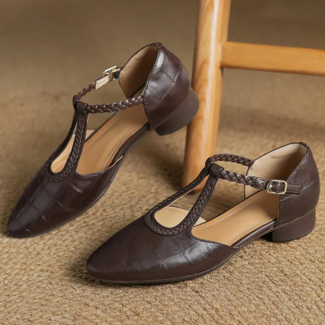 Vivienne | Mary Janes en Cuir