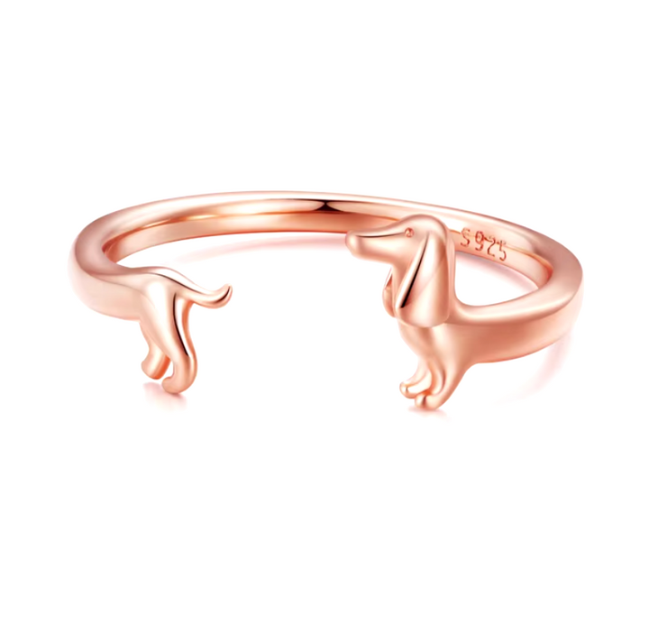 Bague Ajustable Teckel – Pour l'Amour de Votre Chien