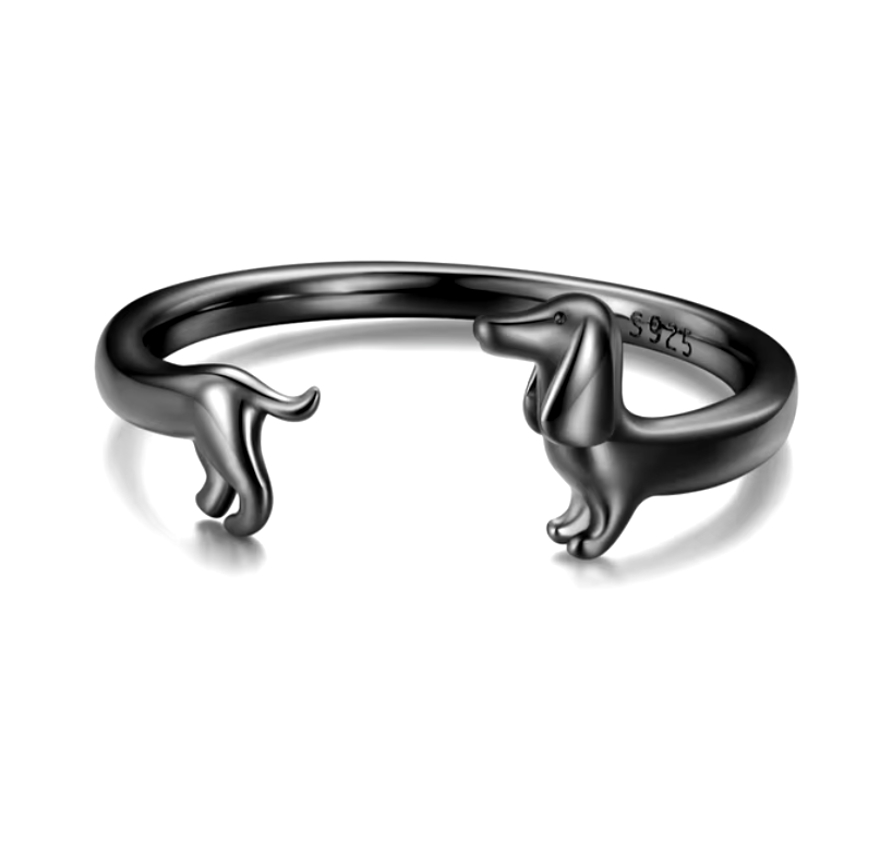 Bague Ajustable Teckel – Pour l'Amour de Votre Chien