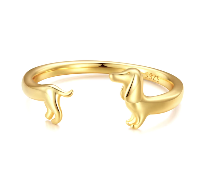 Bague Ajustable Teckel – Pour l'Amour de Votre Chien