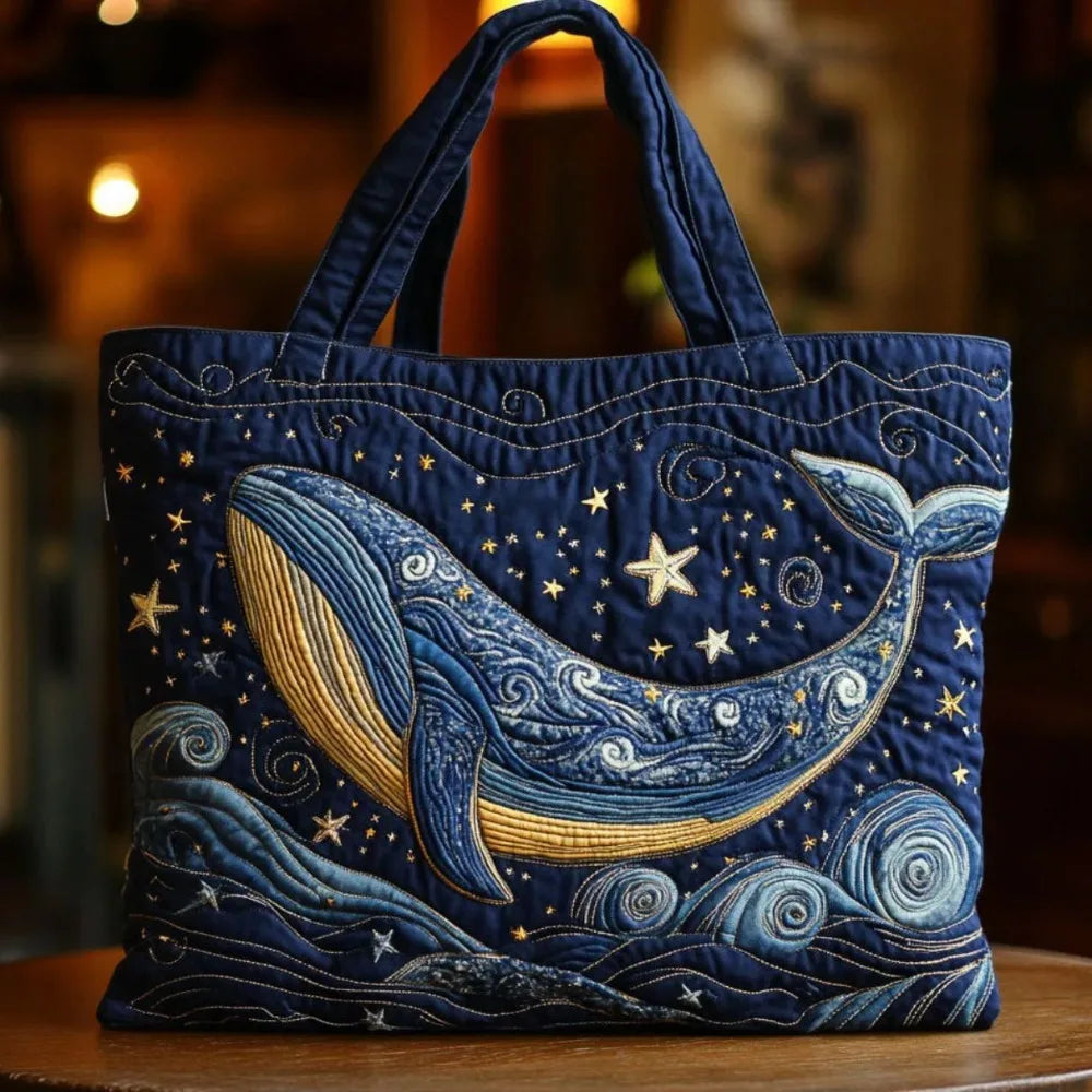 Sac cabas – Baleine sous les étoiles