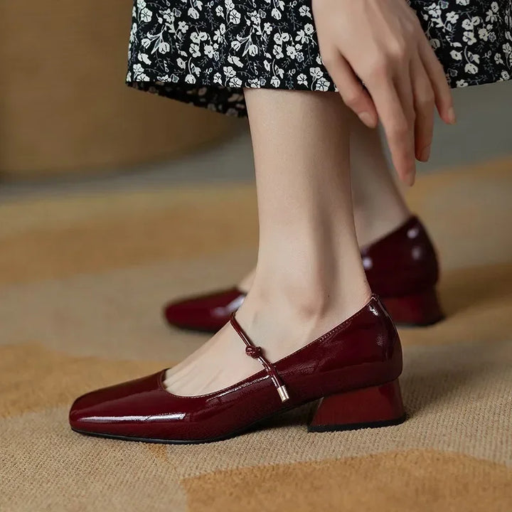 Chaussures Mary Jane à bout carré
