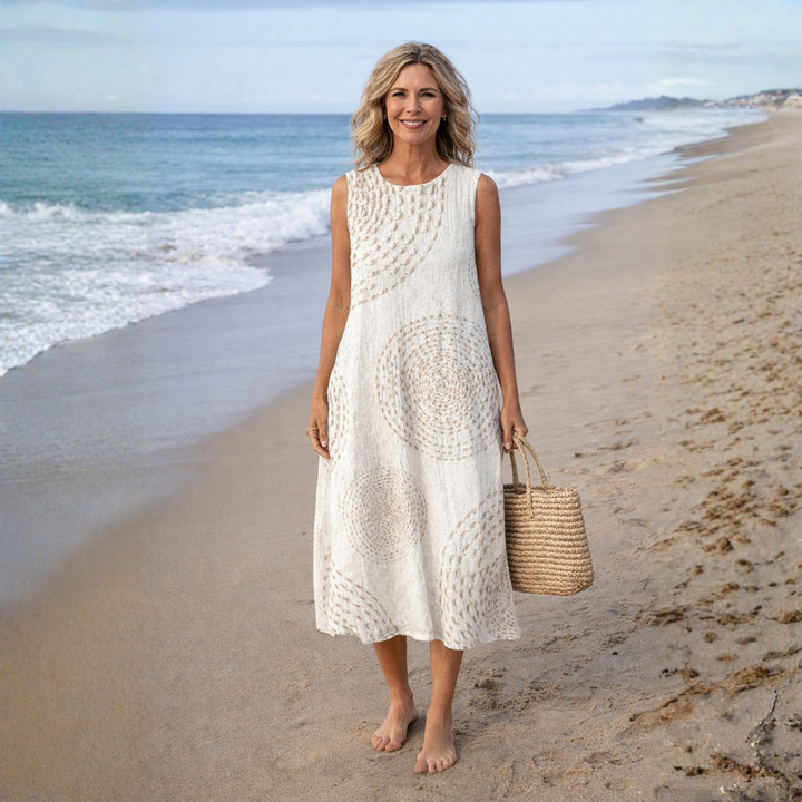 Luna | Robe casual rétro