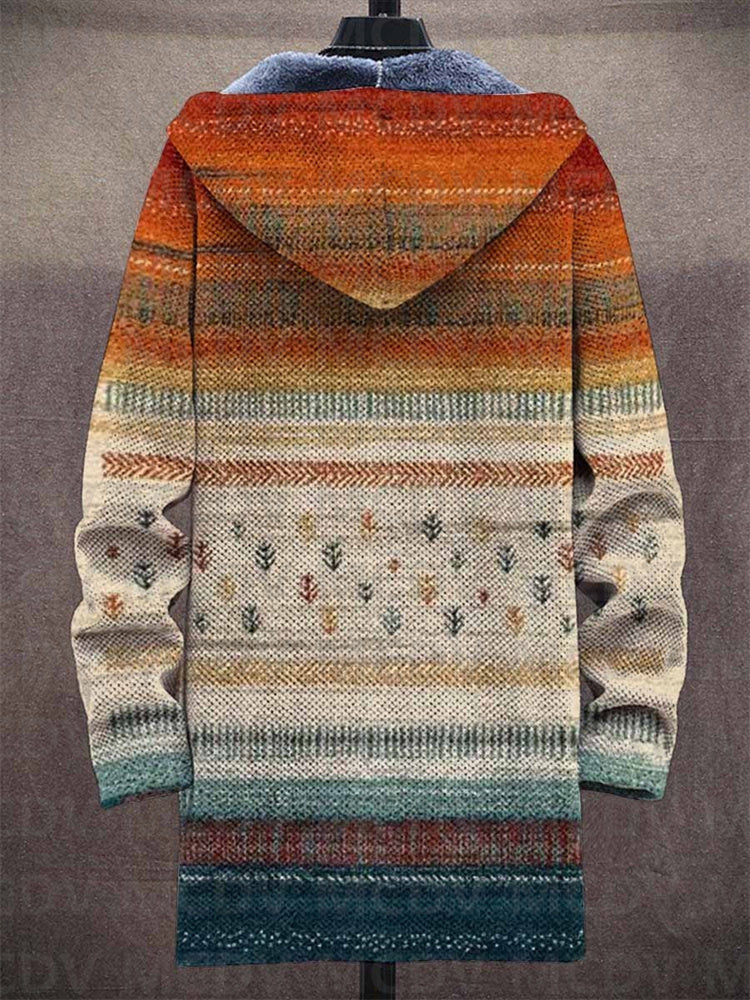 Harriet | Manteau Cardigan à Capuche Artistique