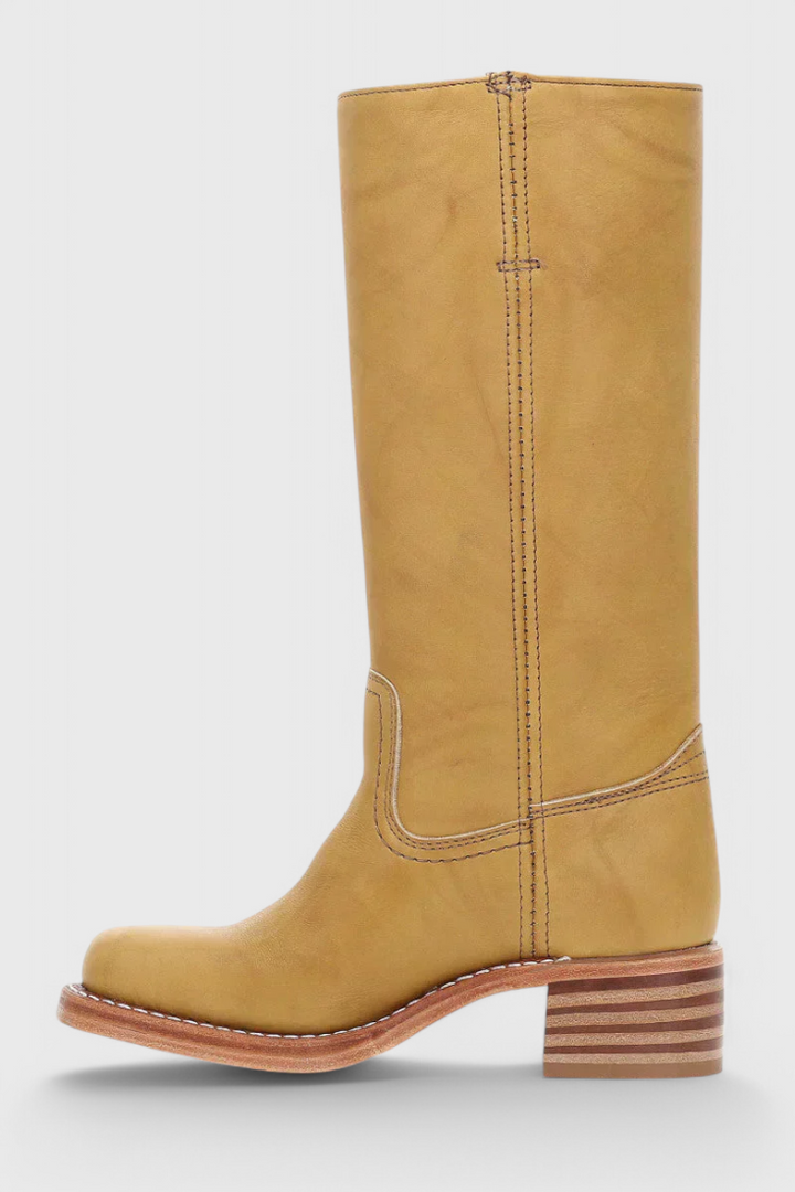 Grace - Bottes en Cuir Isolées au Style Intemporel