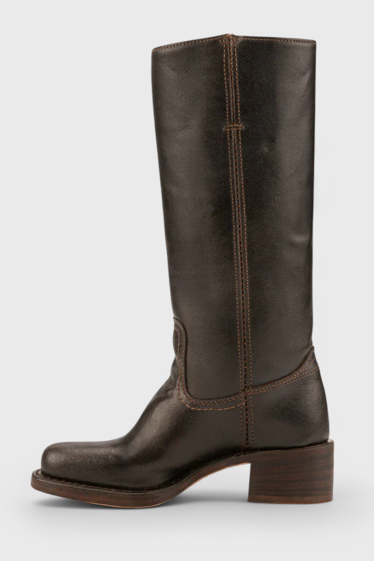 Grace - Bottes en Cuir Isolées au Style Intemporel