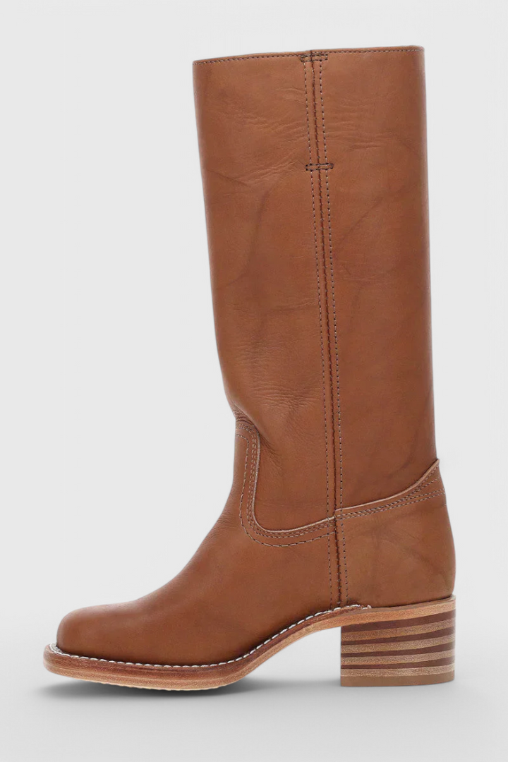 Grace - Bottes en Cuir Isolées au Style Intemporel