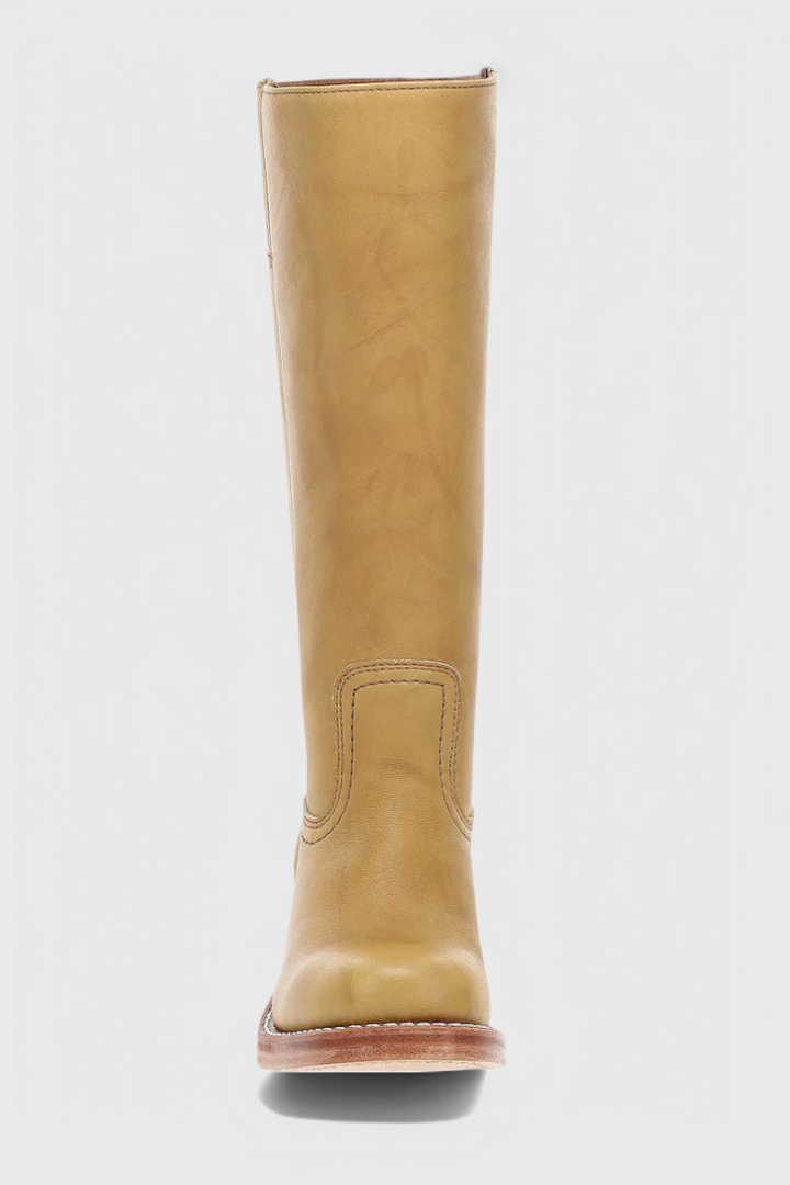 Grace - Bottes en Cuir Isolées au Style Intemporel