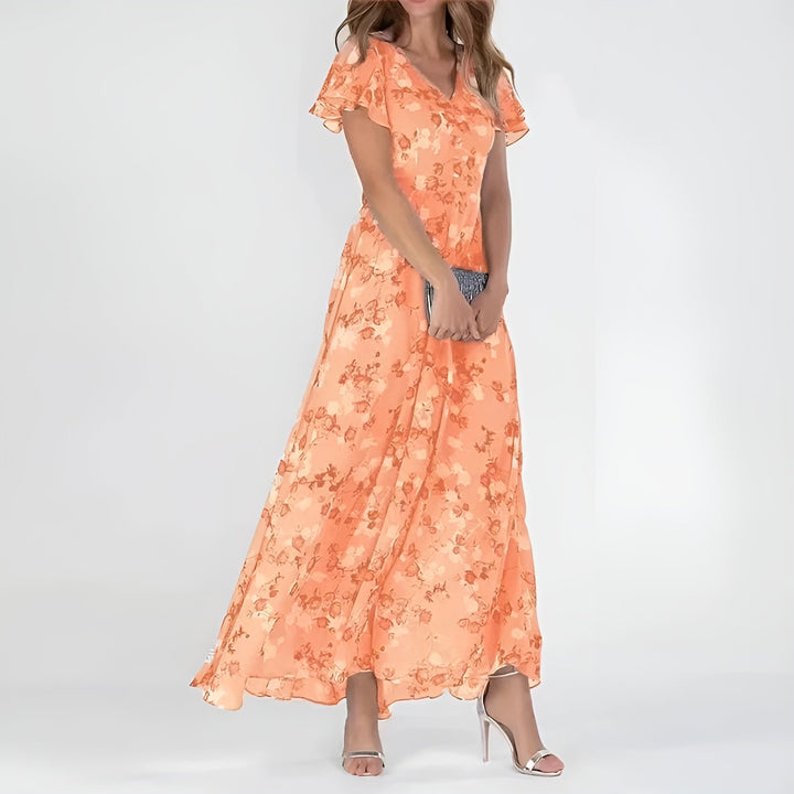 Audrey | Robe luxueuse camouflant le ventre