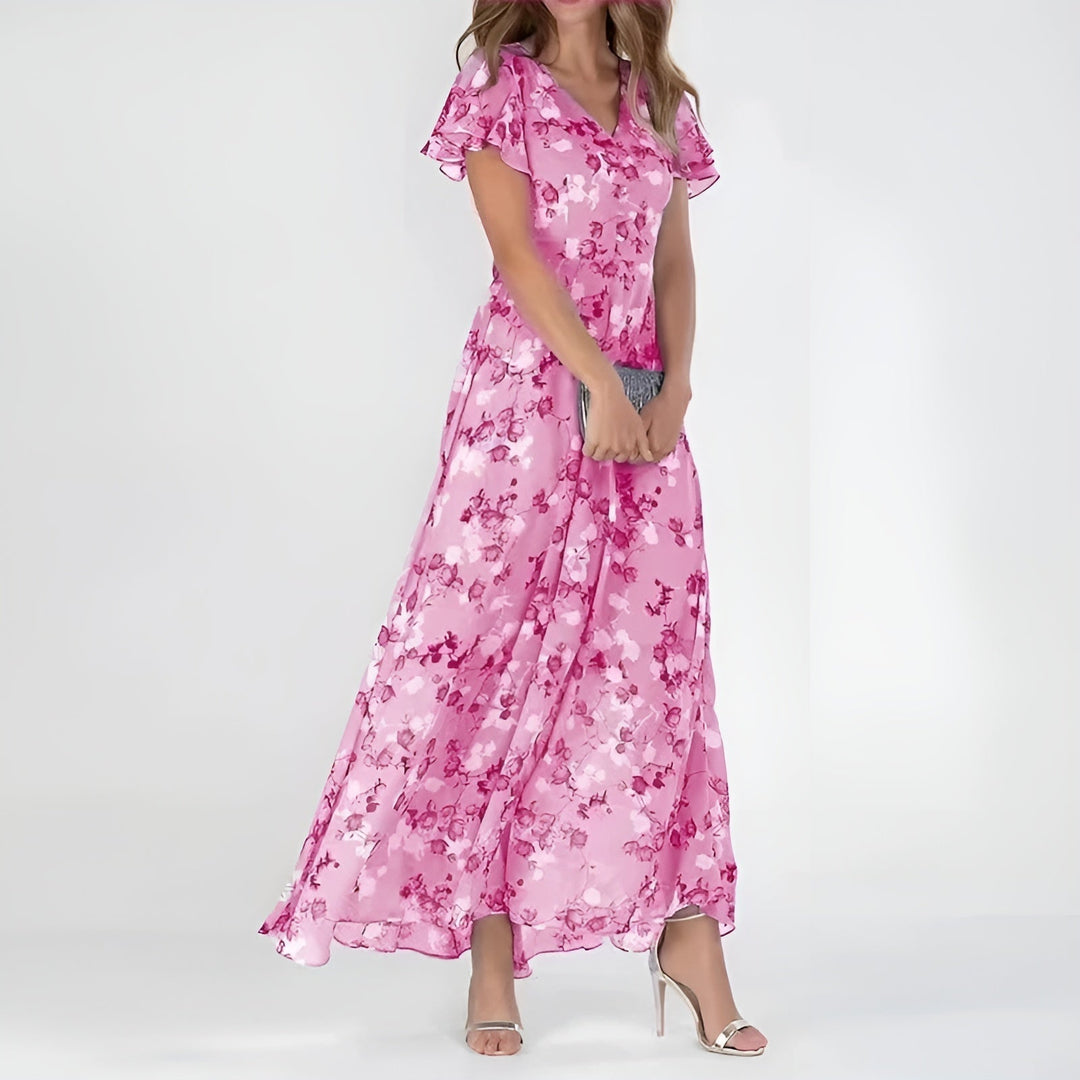 Audrey | Robe luxueuse camouflant le ventre