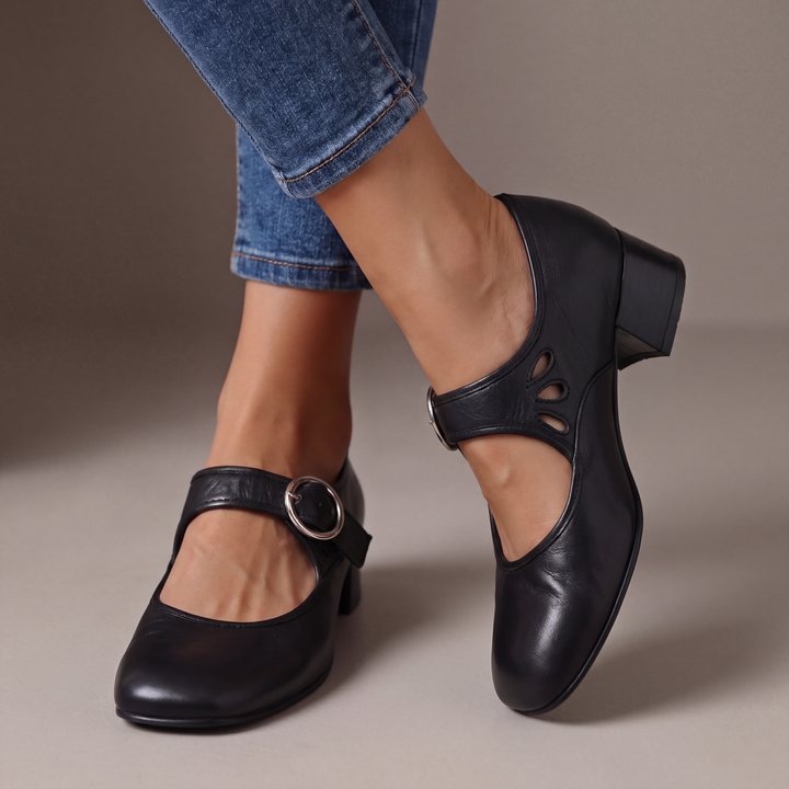 Joséphine | Mary Janes en Cuir Confortables