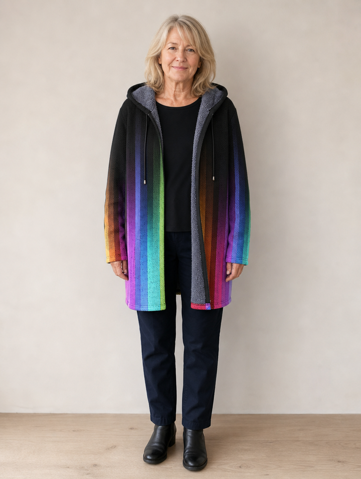 Tobias | Cardigan à Capuche Artistique