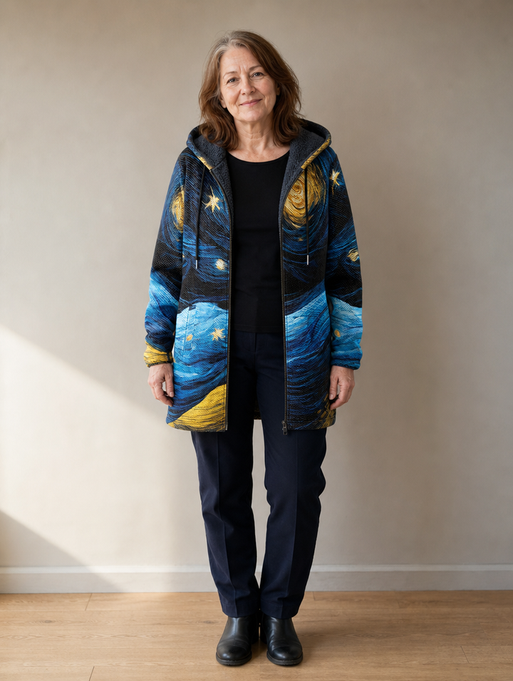 Fletcher | Cardigan à Capuche Artistique