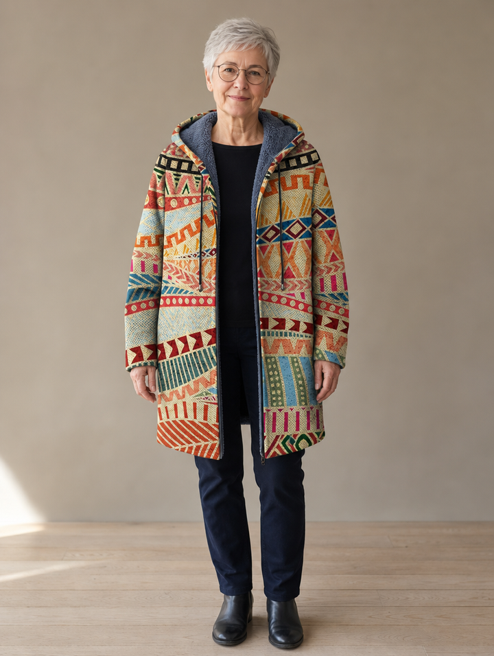 Dashiell | Cardigan à Capuche Artistique