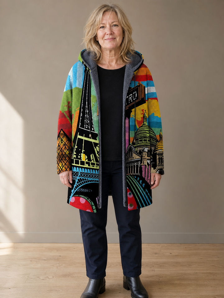 Emerson | Veste à Capuche Artistique Zippée