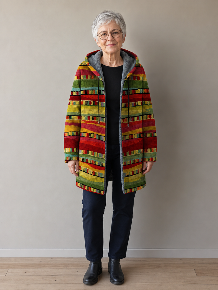 Alden | Veste à Capuche à Motif Audacieux