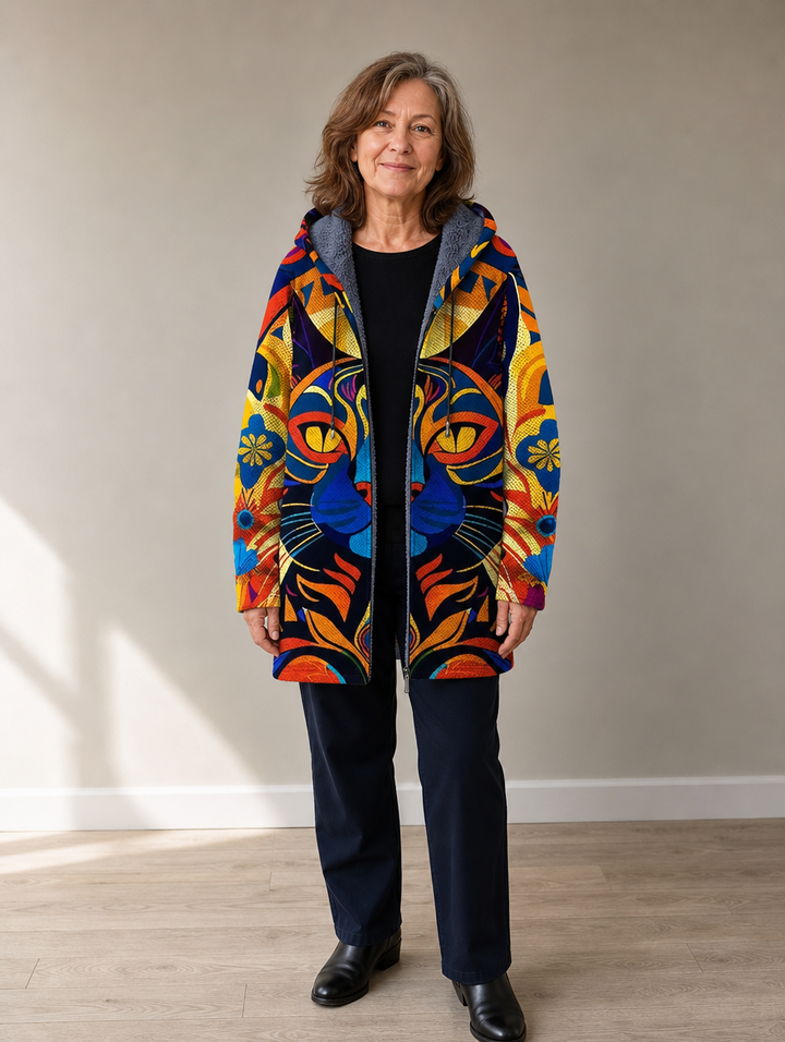 Griffin | Cardigan à Capuche Artistique