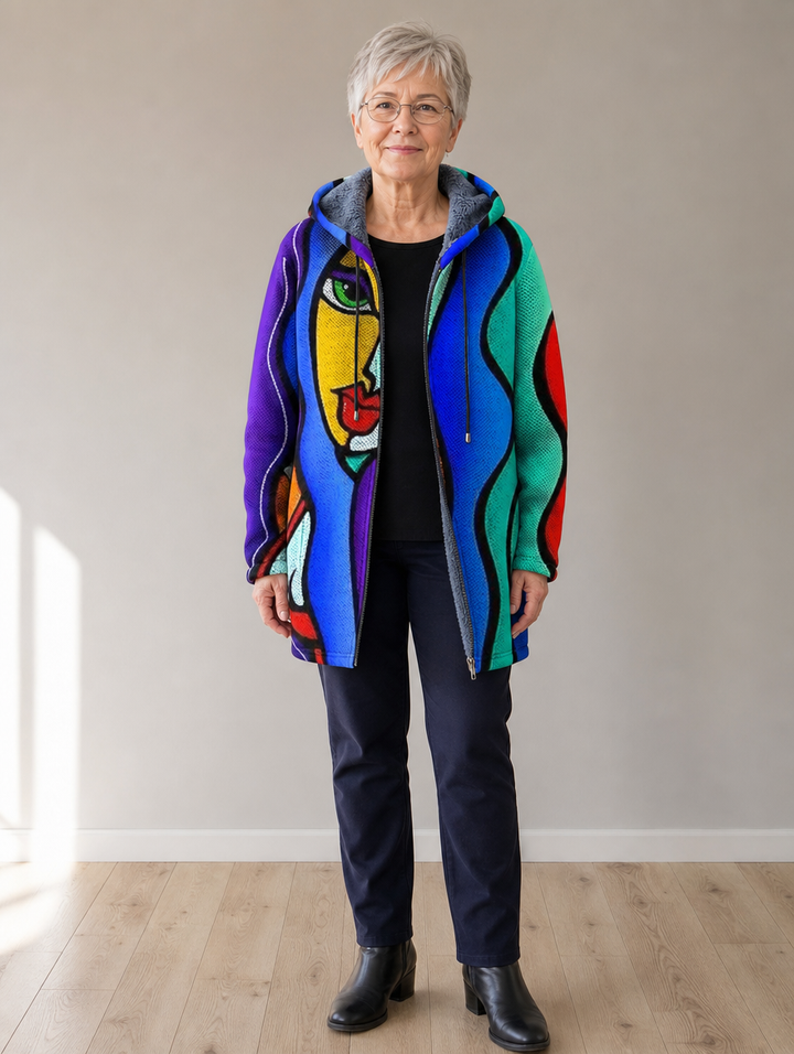 Cormac | Cardigan à Capuche Artistique