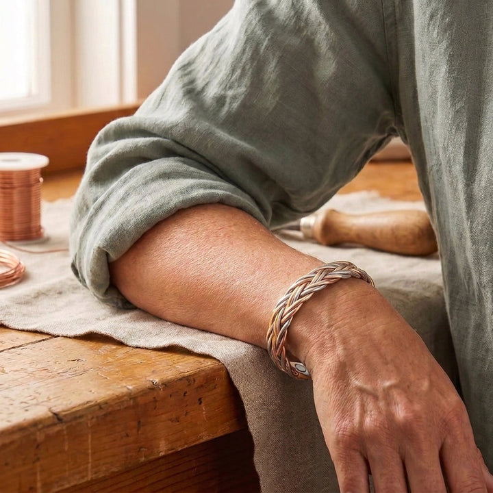 Bracelet en Cuivre Doré | Aureate Copper Bracelet