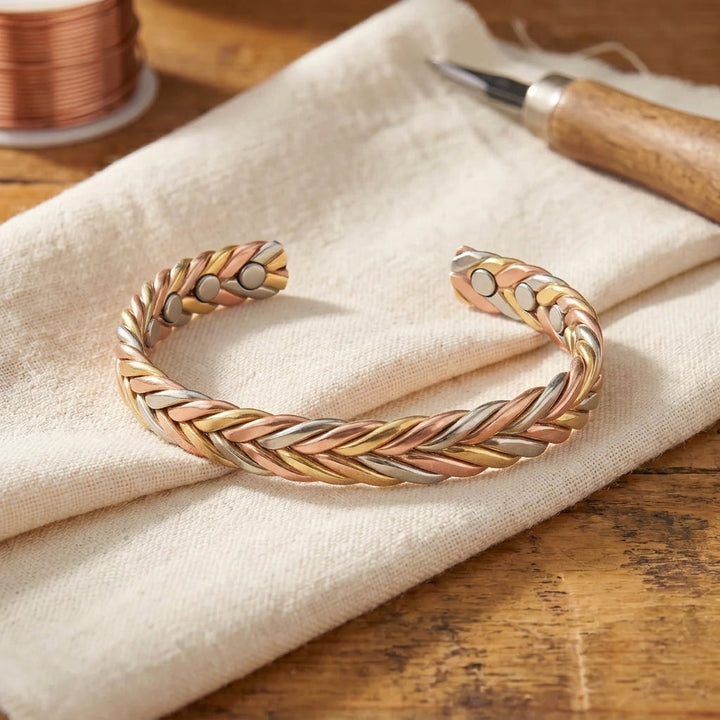 Bracelet en Cuivre Doré | Aureate Copper Bracelet