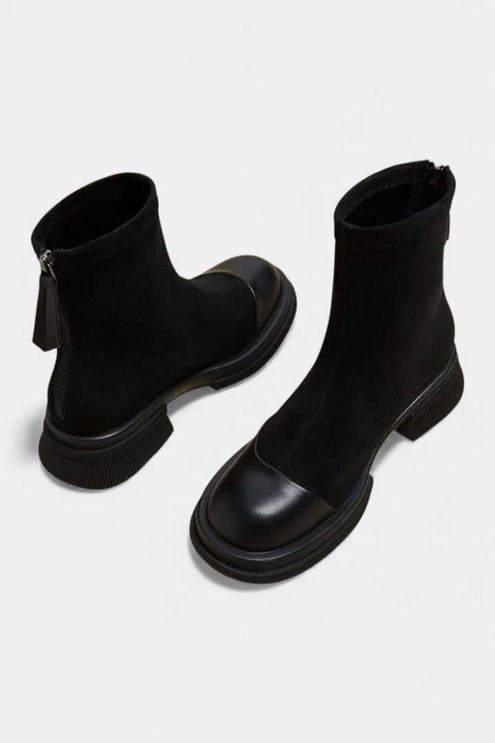 Britta - Bottines à Semelle Épaisse et Accent Boucle
