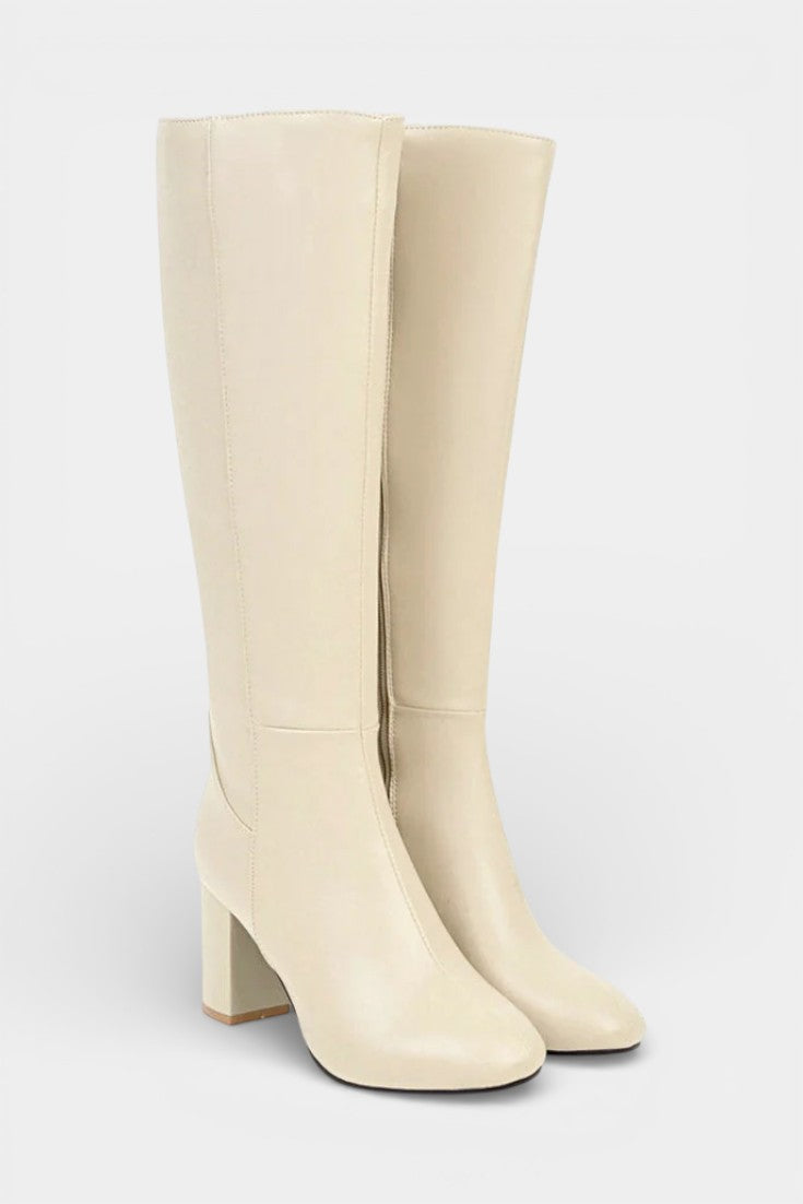 Querida - Bottes Chic à Fermeture Éclair et Talon Confortable