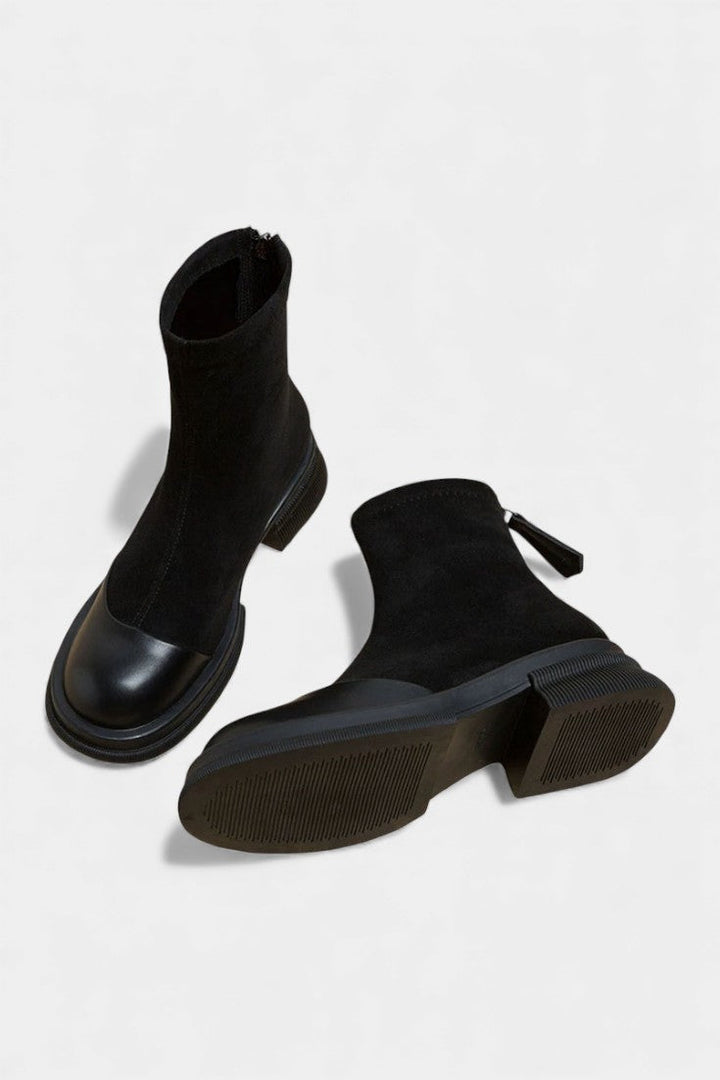 Britta - Bottines à Semelle Épaisse et Accent Boucle