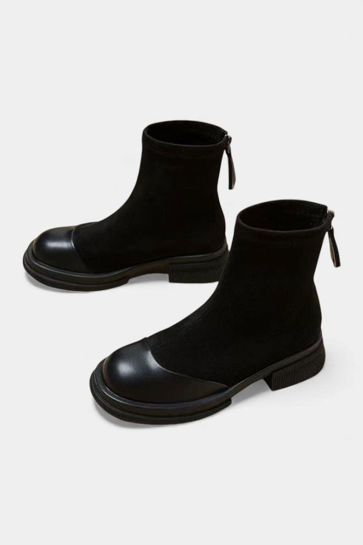 Britta - Bottines à Semelle Épaisse et Accent Boucle