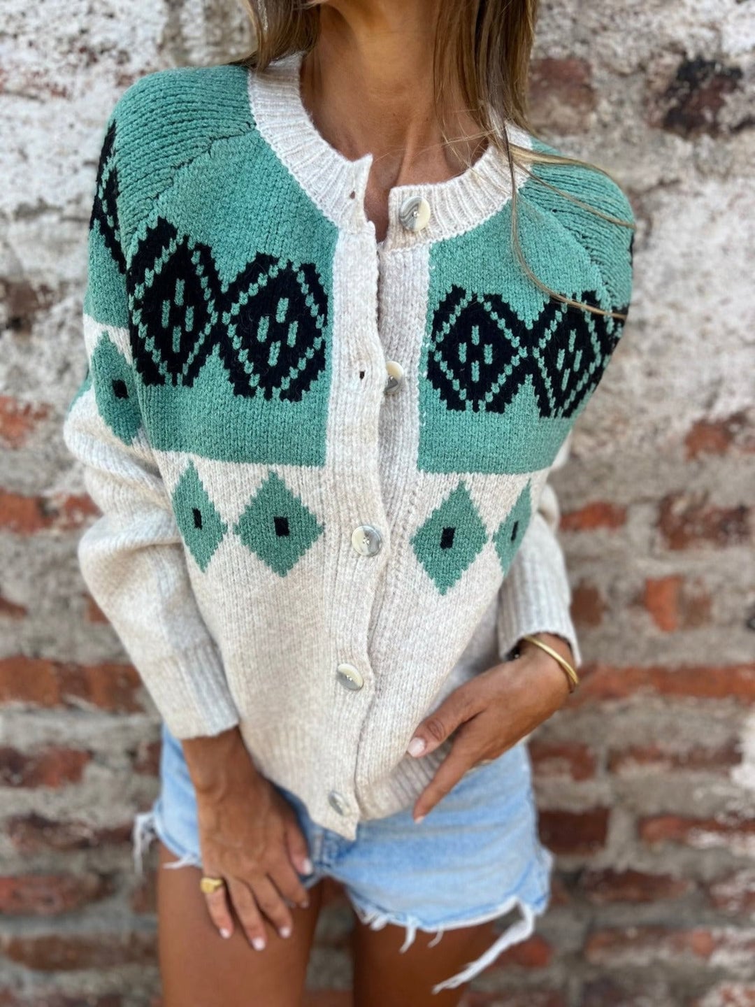 Allison | Cardigan Vintage Douillet