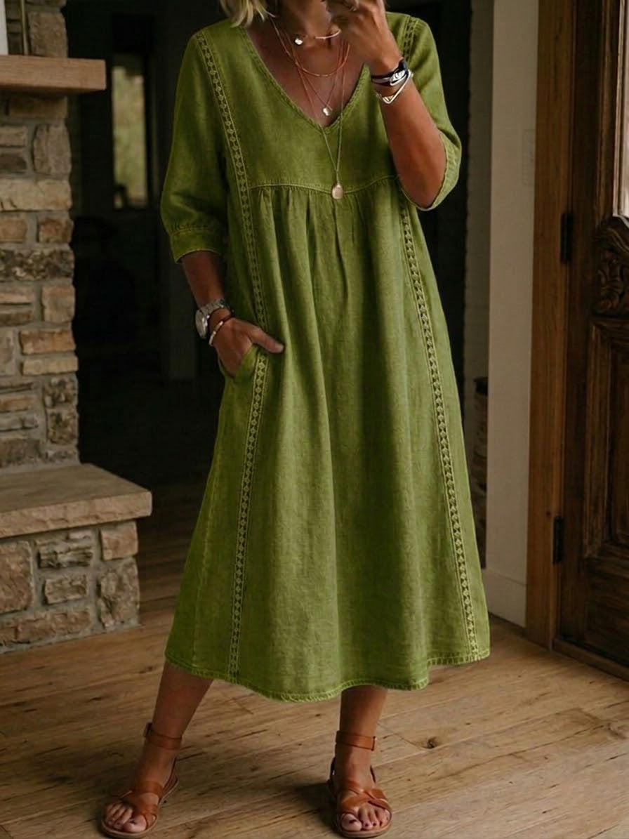 Martha | Robe Maxi Casual Confortable