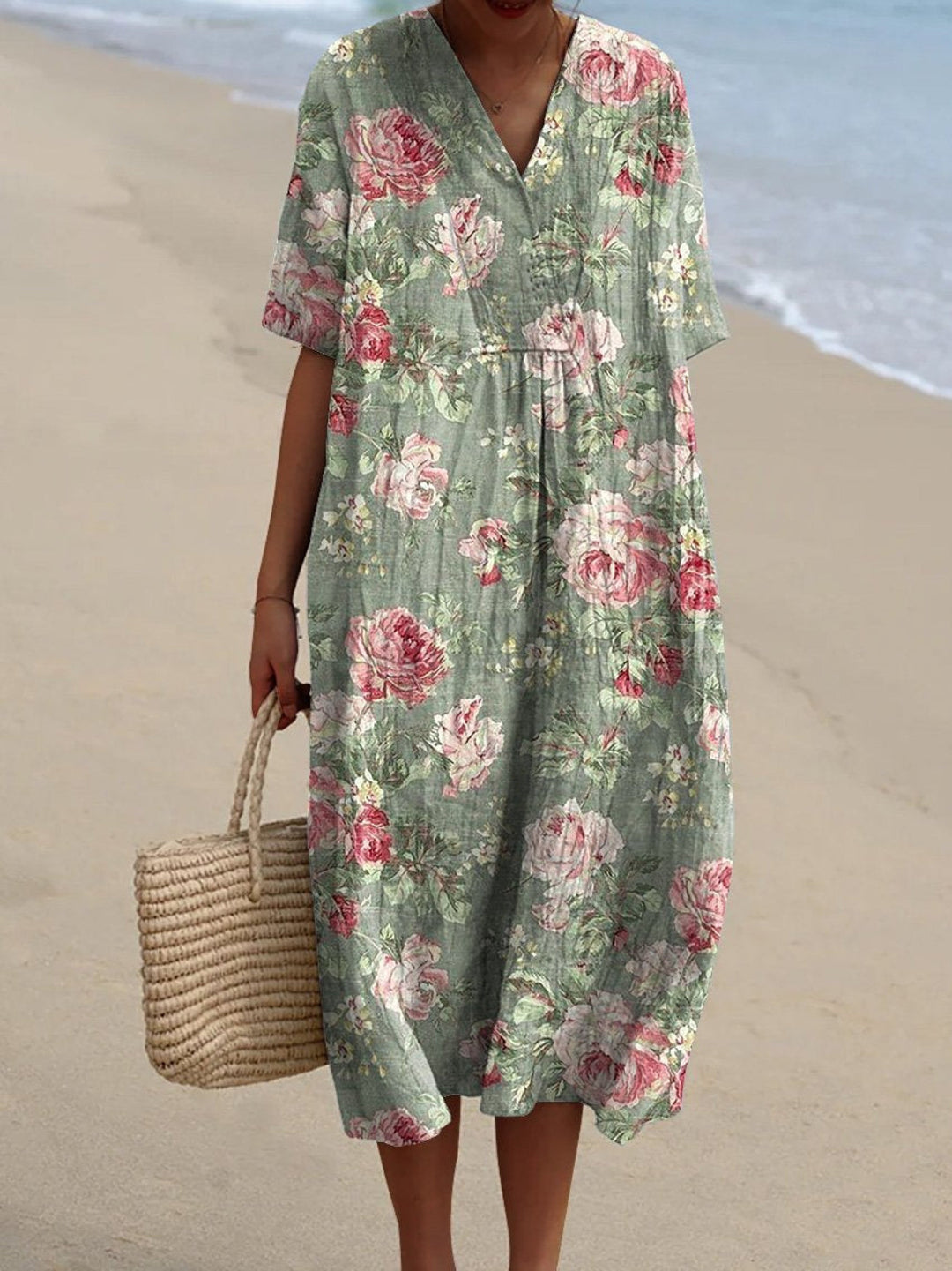 Lina - Robe Florale Vintage